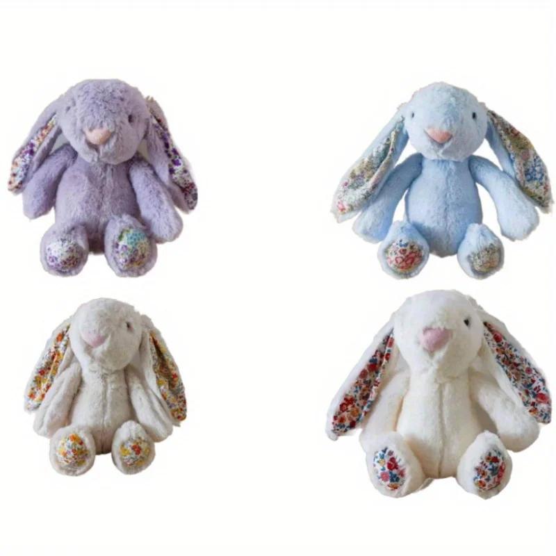 Cute Sitting Long Ear Rabbit Plush Doll, Creative Soft Stuffed Anima