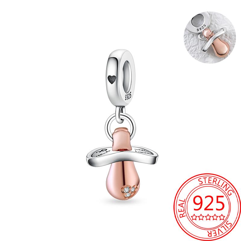 

Детская подвеска Медь Детская пустышка Подвеска-шарм Подходит для браслетов Ожерелья Детские милые ювелирные аксессуары