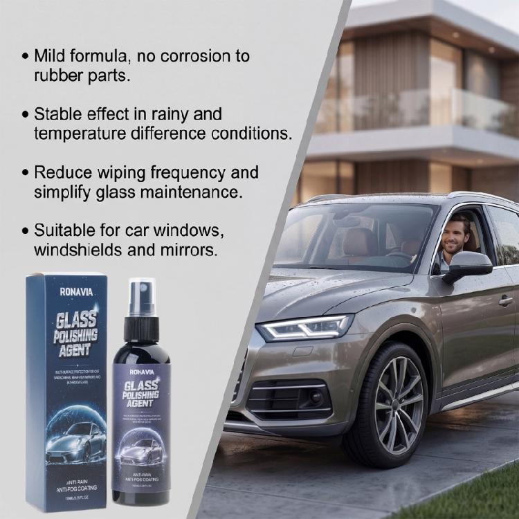 Glass Anti-Fog Sprayer, 100Ml Long-Lasting Protection, Easy Application for Car Window, Mirrors & Goggles
