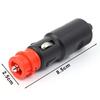 9pcs Universal 12V-24V Car Cigarette Lighter Plug Socket Power Plug Connection Cigaret Socket Adaptor Male Plug Accessories