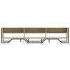 TV Stand Sonoma Oak Finish 180 x 34 x 41 cm Engineered Wood