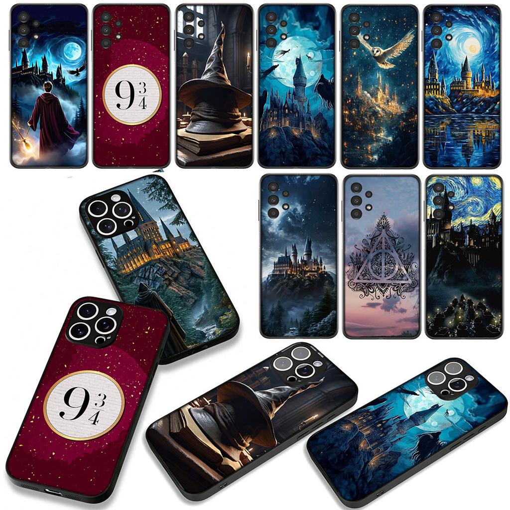 Phone Cover Owl Art Harries Wand Potters for Samsung Galaxy S25 S24 S22 S23 FE Ultra Plus A56 A05 A06 A15 A16 A55 S7 Edge Case