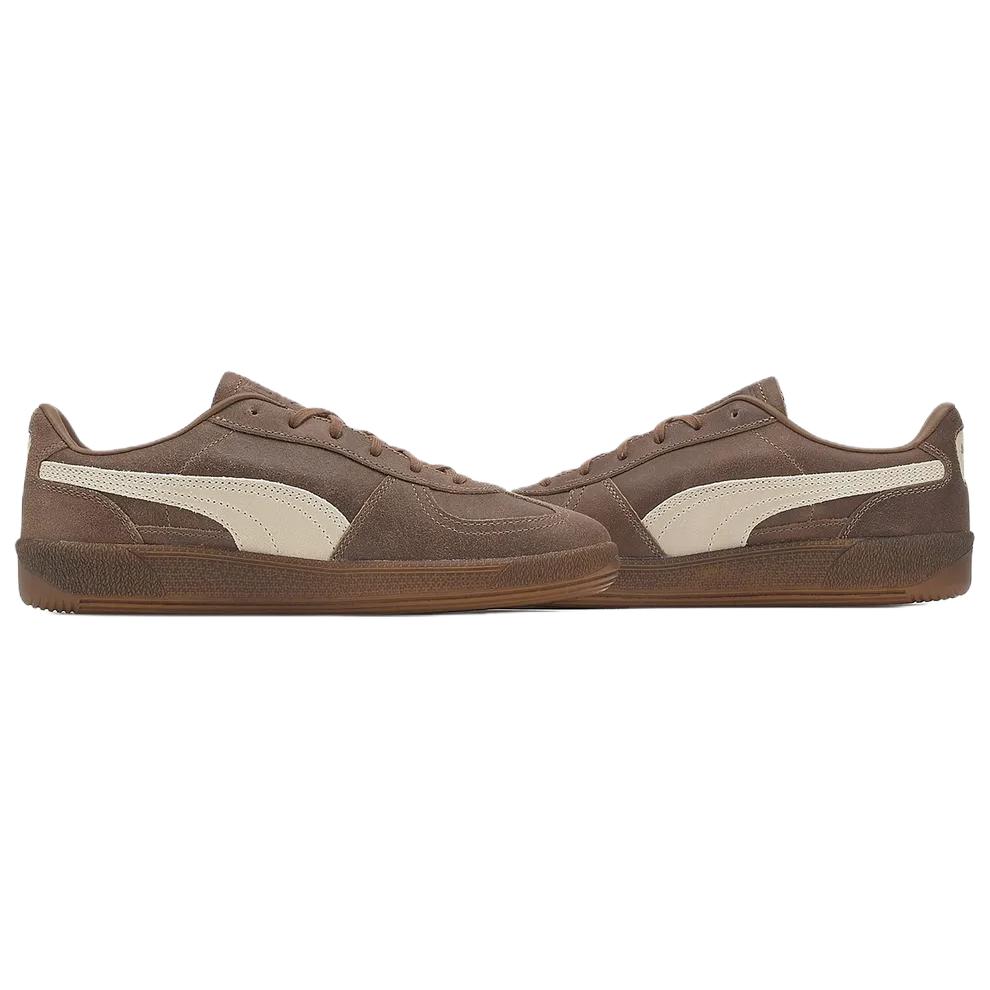 Puma Palermo Aged Comfortable Low-Top Sneakers Unisex Sneakers Brown White 402854-02