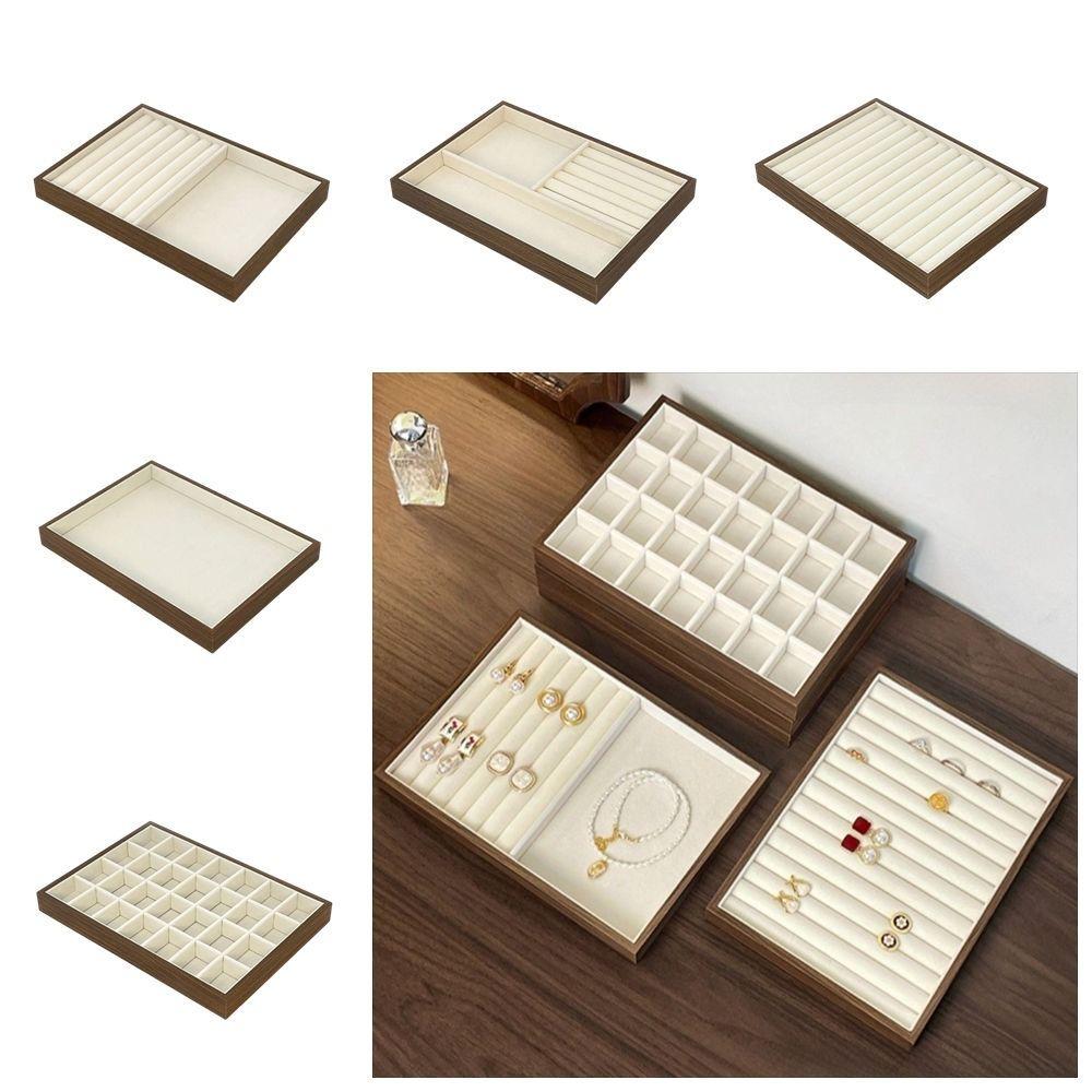Multifunctional Jewellery Box Walnut Wood Jewelry Organizer  Jewelry Photography