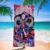 Animation A-Amazing D-Digital Circus Microfiber Printed Beach Towel Mountain Climbing Yoga Beach Soft Towel