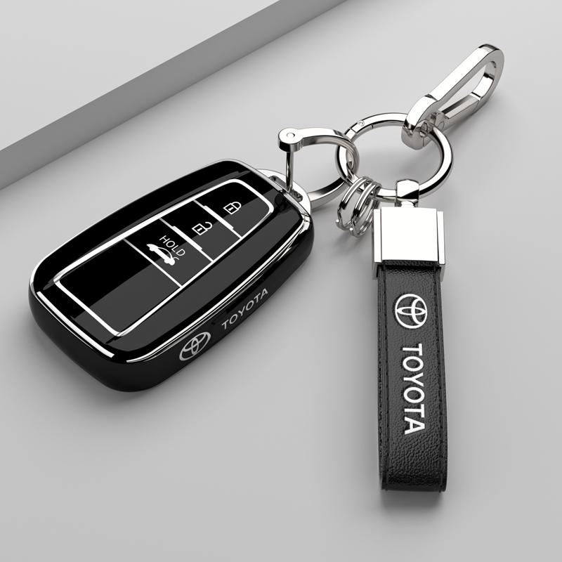 Fashion TPU Car Remote Key Case Cover Shell Fob For Toyota Corolla Prius VCBFDH5 Camry CHR C-HR RAV4 Altis Land Cruiser Prado Keyless