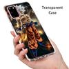 Dragonball Z Saiyajin Transparente Silikonhülle für Samsung Galaxy S22 Pro S21 S20 FE Ultra S10 S10E Lite S9 Plus Handyhülle