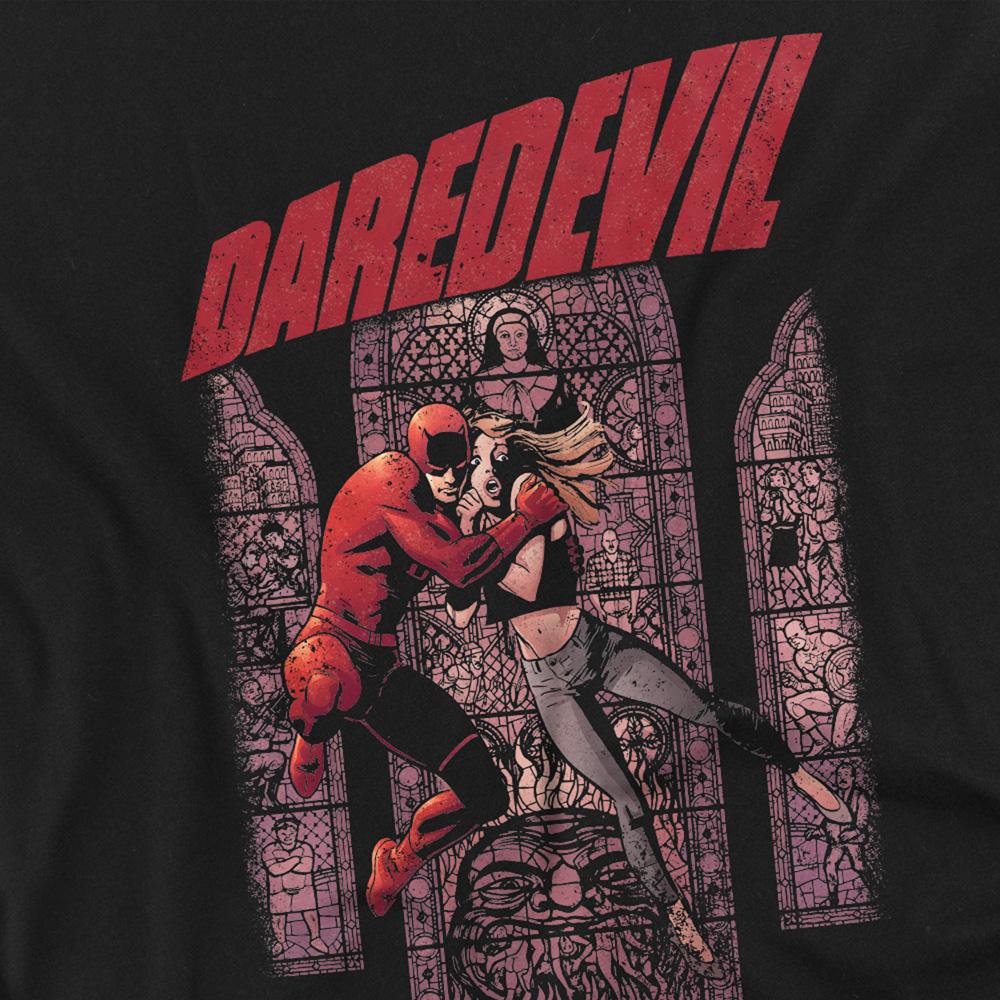 Daredevil Unisex Adult Born Again Comic Cover T-Shirt