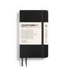 Leuchtturm Horizontal Soft Officially Imported Notebook, A6, Ruled, Cover, Black, 306017,