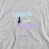 frozen Childrens/Kids Spark Your Own Magic Elsa Silhouette Heather Pullover Hoodie