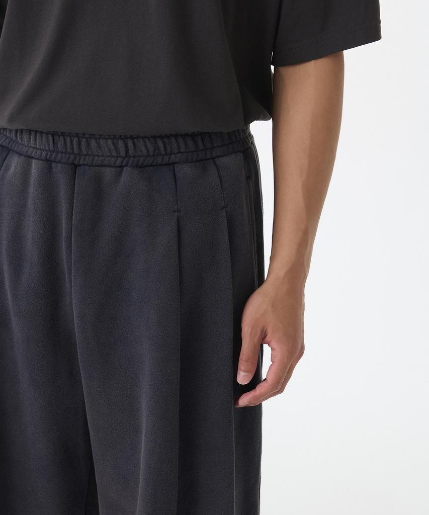 Musinsa Standard Frost-Dyed Two-Tuck Wide Lounge Sweatpants [Navy]