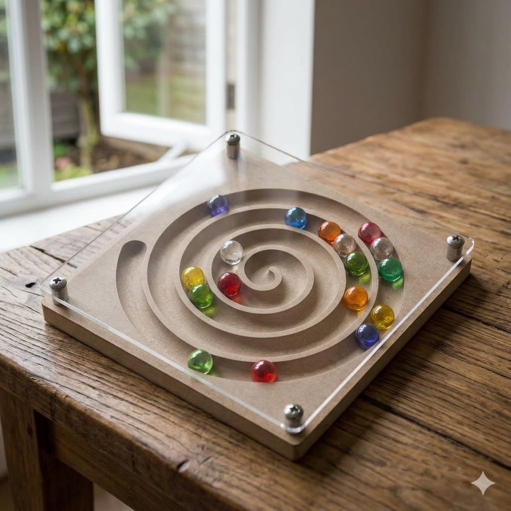 Andromeda Galaxy // Japan Good Toy Award Winning Toy, Wooden Toy, Marbles, Educational Toy, Baby, Slope, Ranking, 1 year old, 1.5 years old, 2 years o