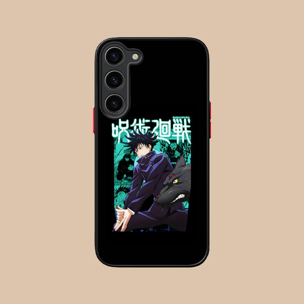 Jujutsu Kaisen Megumi Mobile Phone Case for Samsung Galaxy S25 S24 S23 S22 S21 Plus FE Ultra Colour Silicone Cover Luxury Cover