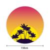 Ultrafine Microfiber Round Beach Towel Adults Quick Dry Digital Print With Fringe Trim Multipurpose Sand Mat Pool Travel Yoga Picnic