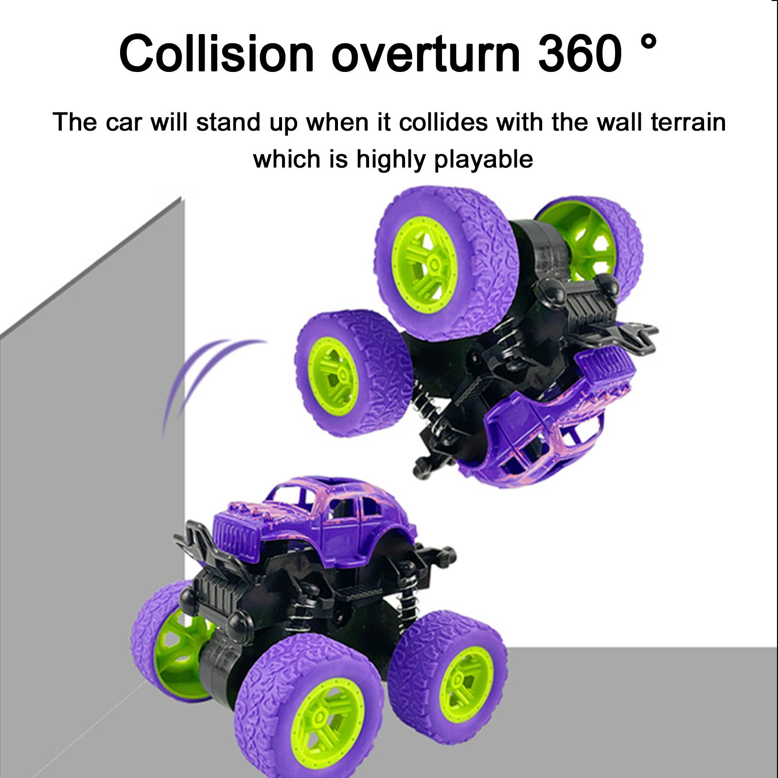 Игрушечный автомобиль Мини-инерционный внедорожник фиолетовый — фото 8