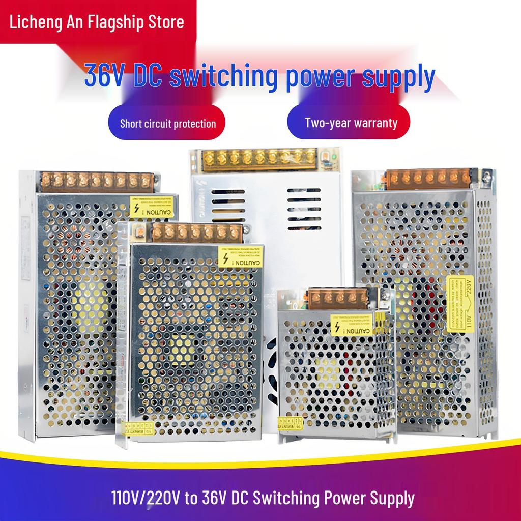 220V To 36V DC Switching Power Supply, 10A Automation for High Power Motor & LED Strip, 500W Transformer