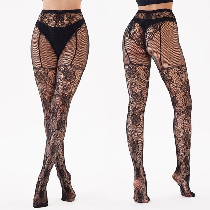 Women's Patterned Tights Fishnet Stockings Lace Pantyhose Stockings Leggings for Party Club