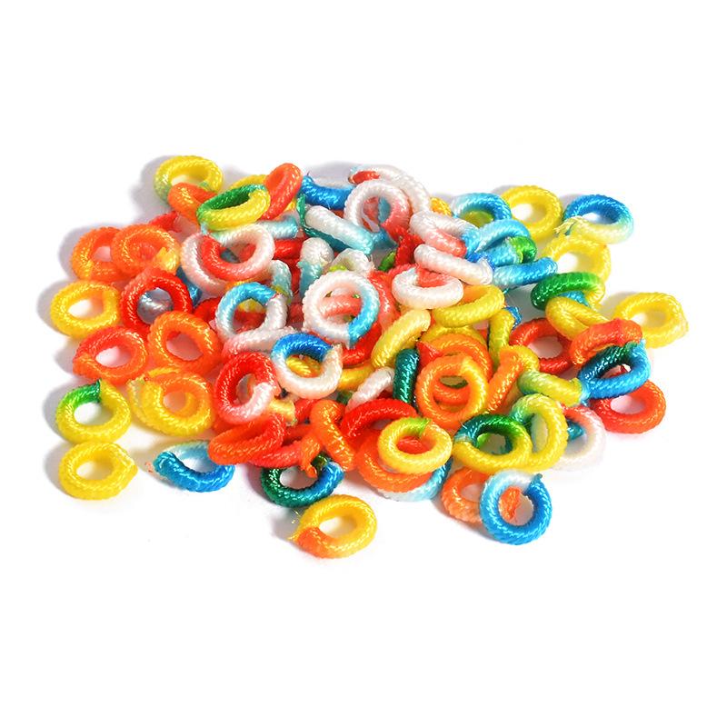 Renkli Spiral Düğüm Kendin Yap Bileklik Malzemeleri: Kırmızı El Yapımı Dokuma İp, Örgülü Halat Aksesuarlı