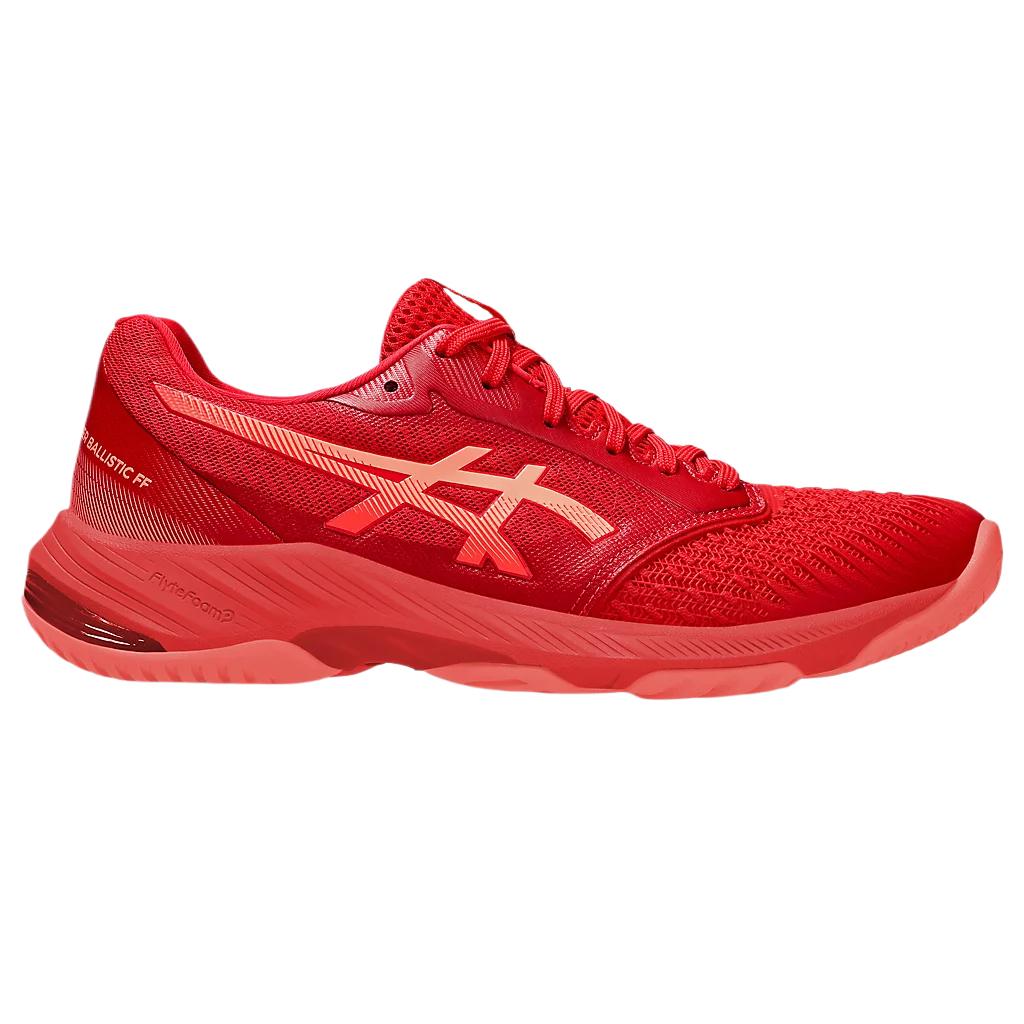 Asics Netburner Ballistic FF 3 Speed Red Herre Sneakers Sun-Coral 1051A073-600