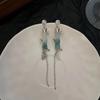 Boucles d'oreilles pompons en bambou Argent S925: Clous tendance niche pour femmes 2023