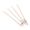 10/20 Pcs Bamboo Ear Cleaning Spoon Cartoon Head Earwax Removal Skid Resistant Wood Ear Cleaner Kit Ear Picks Removal