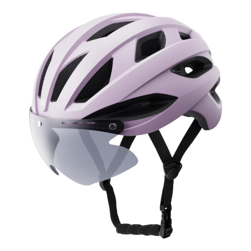 Kask zintegrowany rowerowy z magnetycznymi goglami