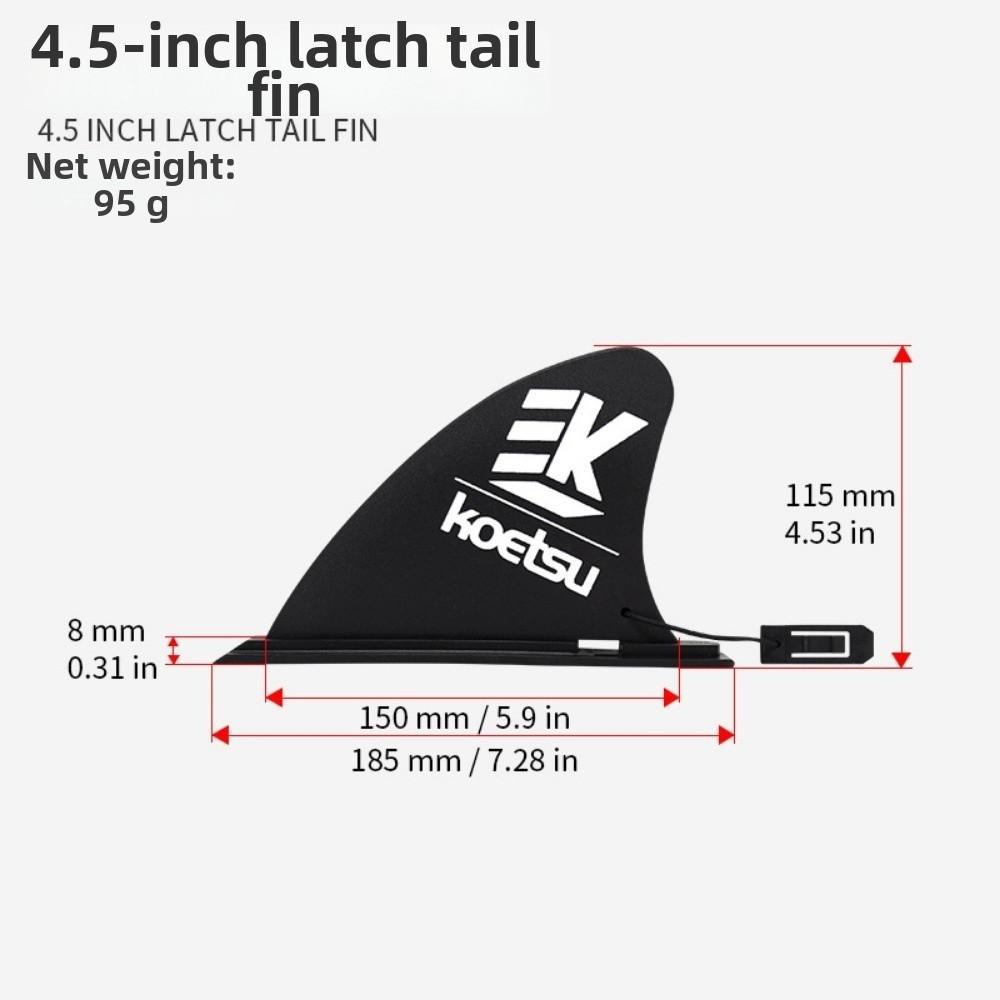 Multicolors Slide-in Surfboard Fin Nylon Stand Up Paddle New Detachable Surf Plate