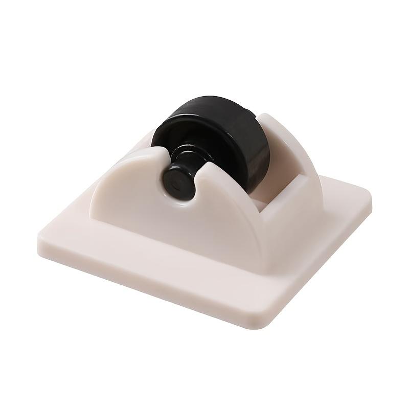 4-Pack Self-Adhesive Plastic Casters Furniture Moving Wheels for Home and Dormitory Storage Boxes Easy To Install On Desk Legs.