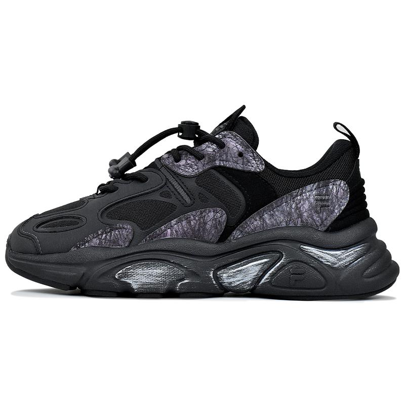 FILA Mars 2 Abrasion Resistant Low top Casual Shoes Men s Black Purple F52M522187BBK(Team679-) 40
