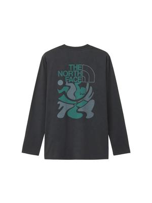 The North Face ES Climbing Logo Size Long Sleeve Cut and Sewn Tee, Black, L, T-Shirt