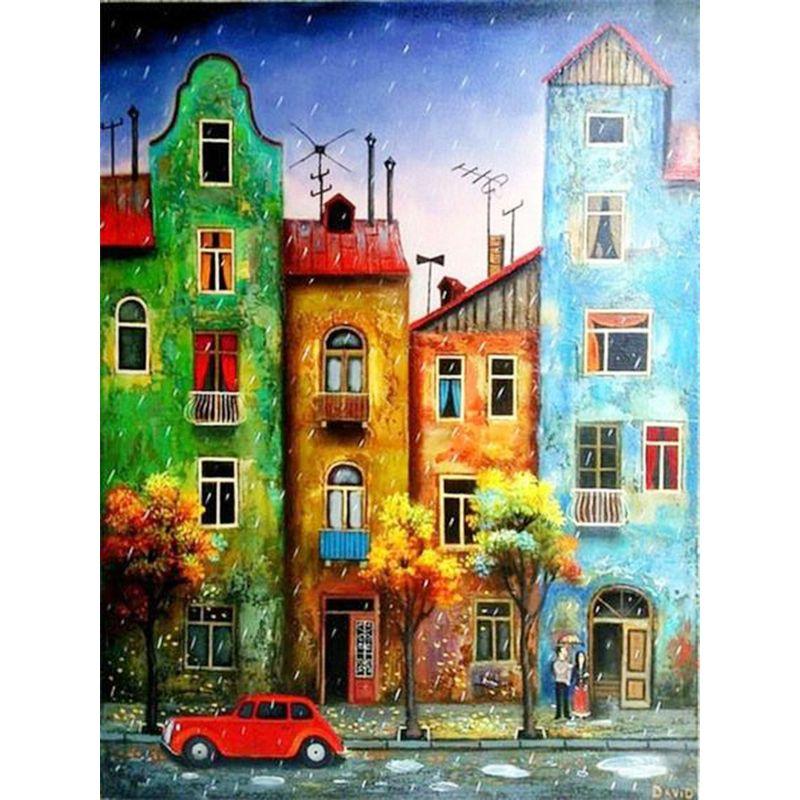 5d Diy Diamond Painting  Starry Sky Landscape Full Round Diamond Embroidery Mosaic Seascape Rhinestone Handmade