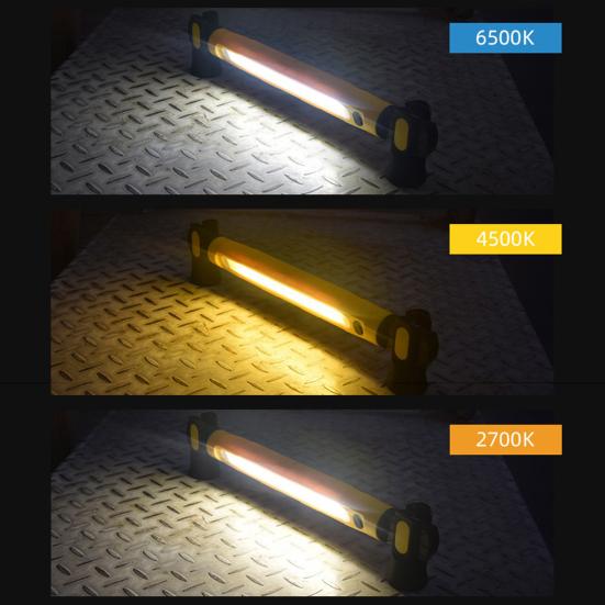 Magnetyczna lampa pod maskę Akumulatorowa 2000lm LED Listwa świetlna robocza z 4 trybami Bez użycia rąk Narzędzie mechanika do konserwacji garażu