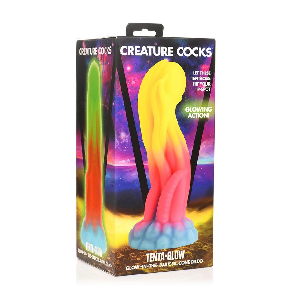 Tenta XR Brands Glow-in-the-Dark Silicone Dildo