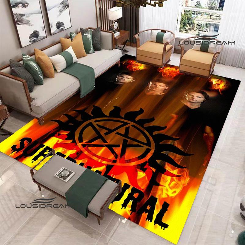Supernatural Join the Hunt printed carpet Non-slip carpet outdoor carpets area rug bedroom decor rug for bedroom birthday gift