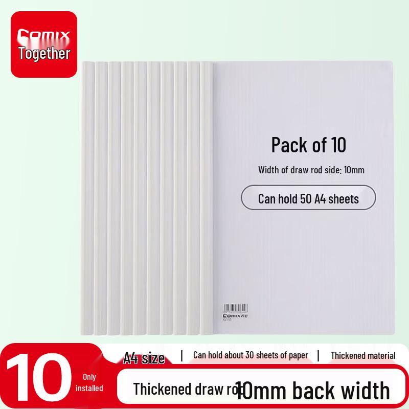 COMIX A4 Sliding Bar Report Files (10-Pack)
