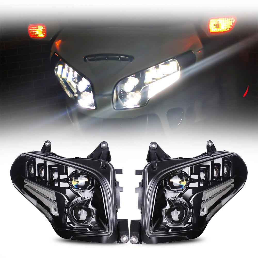Compatible LED Headlight Assembly for 01-17 Honda Gold Wing: Premium Modification Option