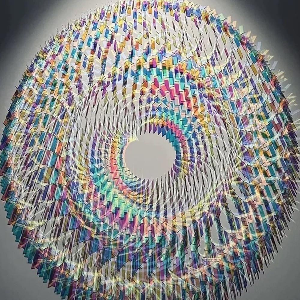 50 Stuks Regenboog Holografisch Acryl Vierkante Holo Plexiglas Tegels Iridescent Acryl Kunst Creatie