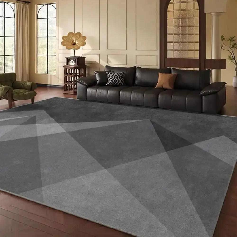 Modern Geometry Living Room Carpet, Simple Sofa Cushion, Bedroom And Dining Room Floor Mat, Anti-Slip Home Decoration
