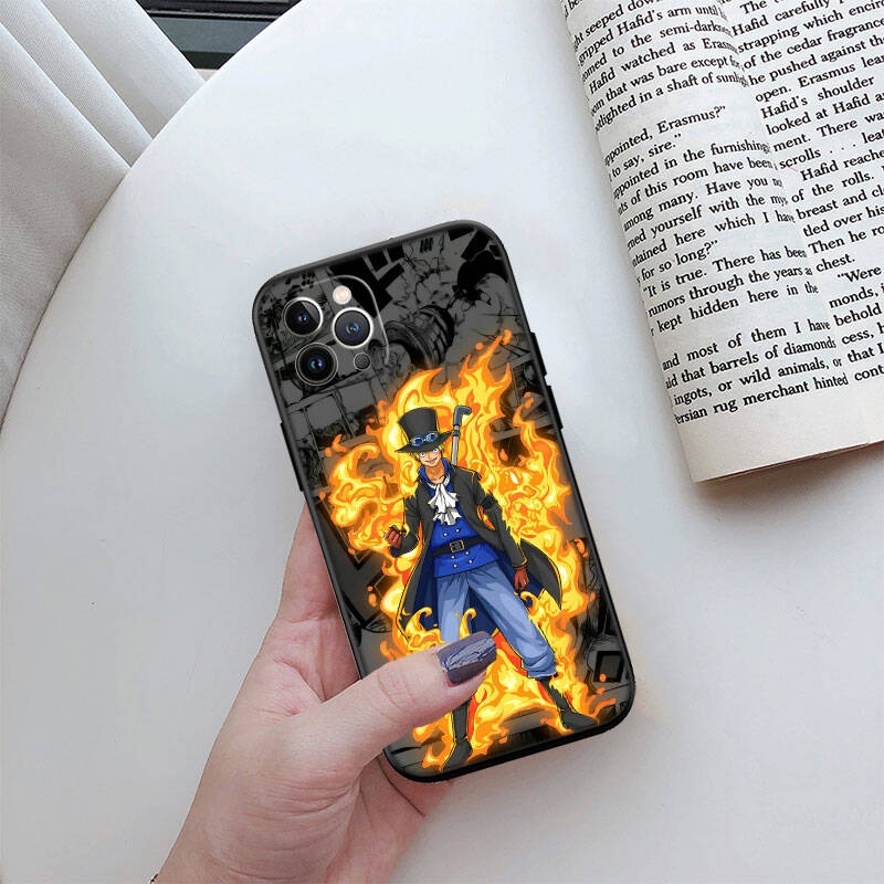MH122 One Piece Sabo Phone Shell Case for Redmi Note 8 9 10 11 11S 10C 10X 10A 10T 9A 9C 9T 9S 8T Pro Max Plus Prime