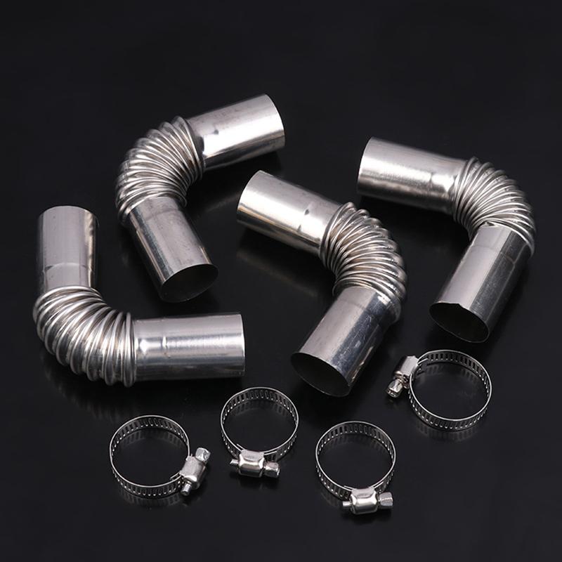 25mm Winkel Luft Diesel Standheizung Auspuffrohr Verbinder W Klemme Auspuffrohr Schlauchverbinder Für Webasto Diesel Bootsheizung