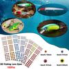 5Pcs/6Pcs Holographic Adhesive Film Sticker Flash Tape with 183Pcs 3D Fishing Lure Eyes Repair Kit DIY Making Fly Tying Fishing