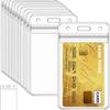 1/5/10PCS Waterproof Transparent Card Clip Plastic Protective Sleeve Bank Credit Card Protective Sleeve ID Card Wallet