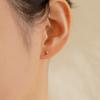 Lunne 14K Volume Crescent Earrings (14K Gold) A05
