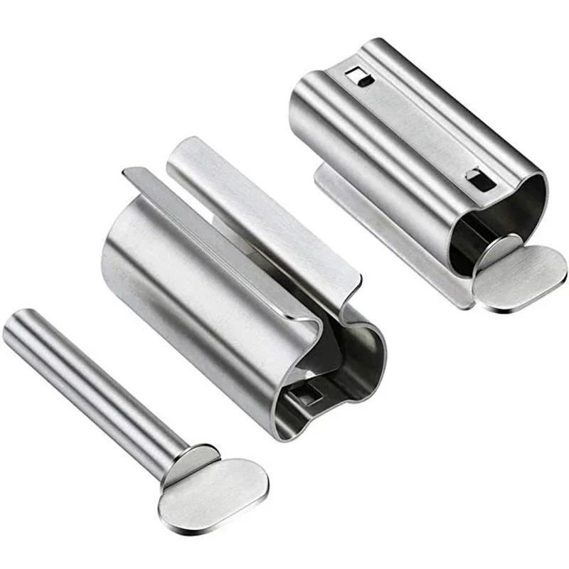 1 Pc Toothpaste Squeezer Tube Roller Stainless Steel Tube Squeezer Tube Roller Save Toothpaste and Eliminate Toothpaste Waste