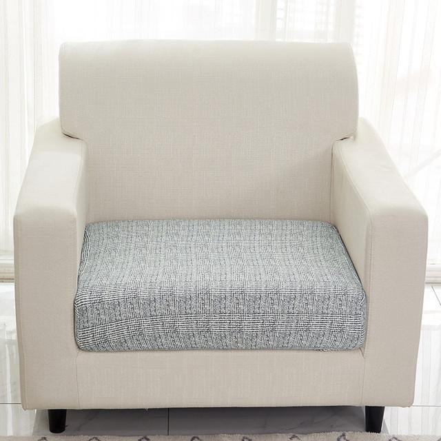

Stretchable Spandex Sofa Cushion Covers Slipcovers For Living Room Furniture Protector Corner Chaise Longue Couch Pillow Seat Length 50-65cm