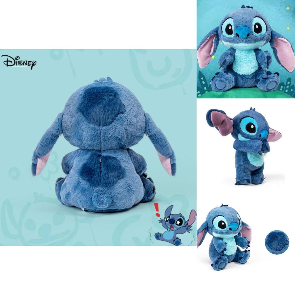 Disney Lilo Stitch Plush Toy With Moving Ears Perfect For Kids' Bedtime