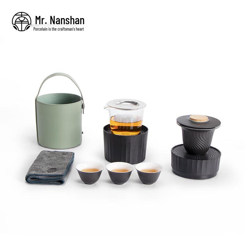 Portable Ceramic Gongfu Travel Tea Set