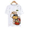 Super Mario Mario Luigi Mario Game Peripheral Summer Quick Dry 3D Short Sleeve T-shirt Men's and Women's Half Sleeve