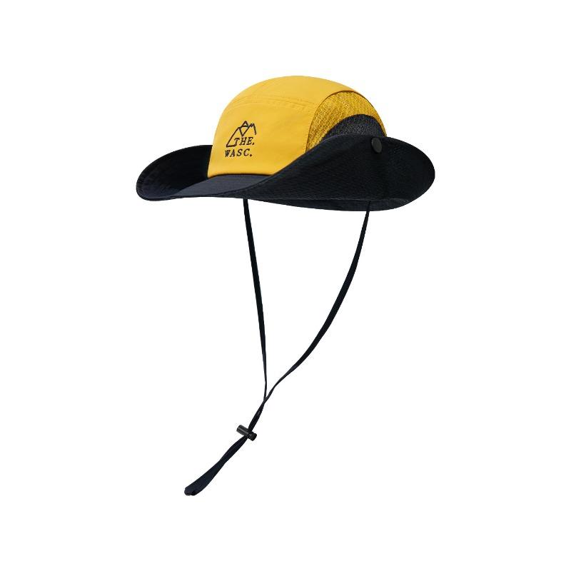 Summer new quick-drying bucket hat women's retro sunshade sunscreen mesh breathable mountaineering hat men's jungle fishing