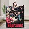 Movie The S-Sopranos Flannel Blankets Winter Super Soft Bedding Throws for Girls Boys Couch Bed Funny Bedspread Sofa Bed Cover